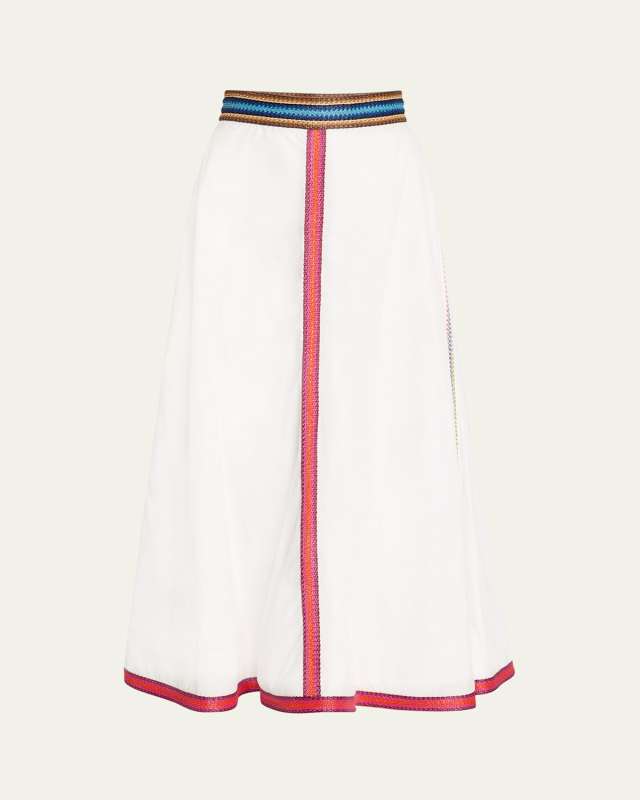 Quartered A-Line Skirt